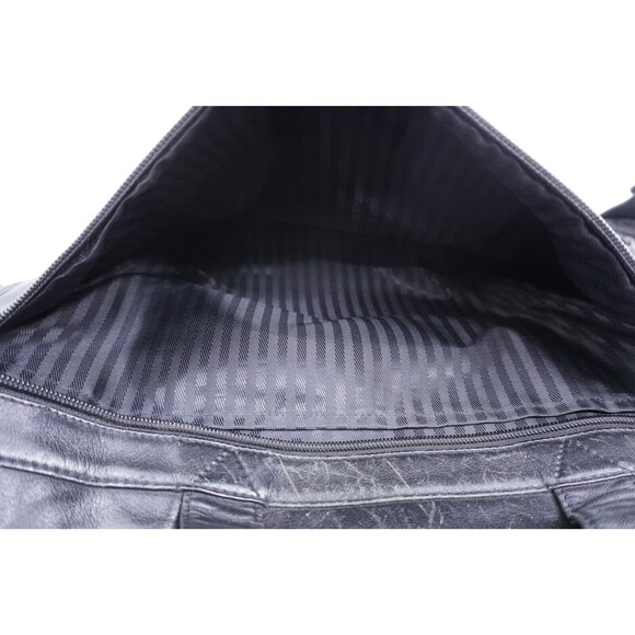 Tumi Alpha 96141D4 All-Leather Expandable Briefcase Shoulder Messenger Bag PC - Picture 8 of 8